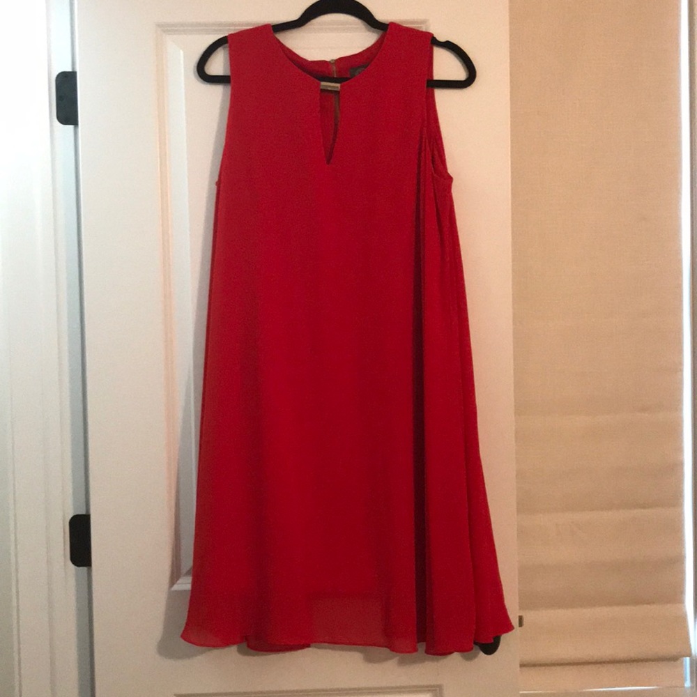 Vince Camuto Lined Red Dress